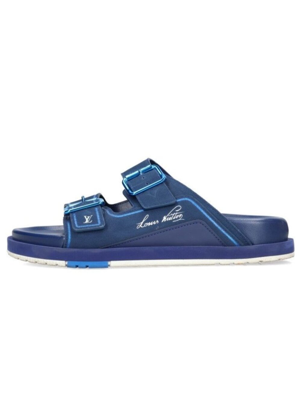Louis Vuitton LV Trainer Line Mules Logo Strap Sandals